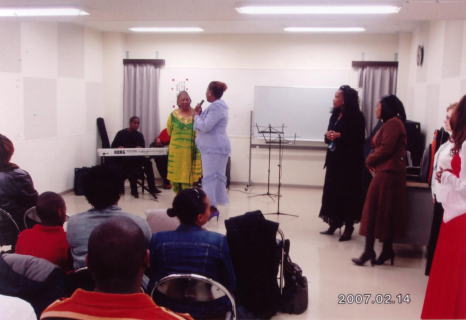 Apostle Elizabeth Ministering at Glory Zone Chapel Yukuska base