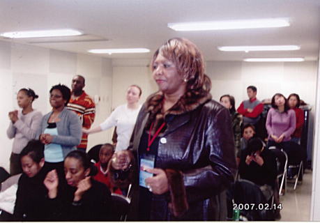 Apostle Elizabeth Ministering at Glory Zone Chapel Yukuska base